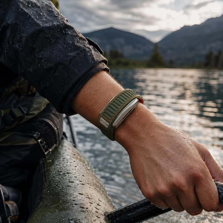 Nylon Silicone Loop Watch Band - Sport Loop Velcro 评论和价格