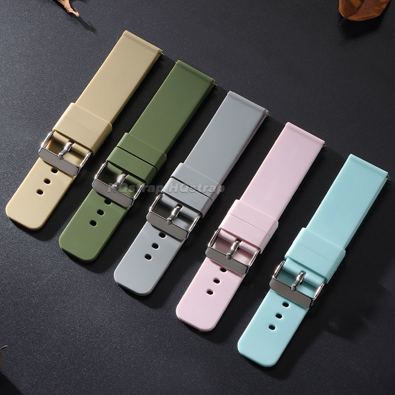 Silicone Strap 12mm 14mm 16mm  - Nato Strap Nylon 评论和价格