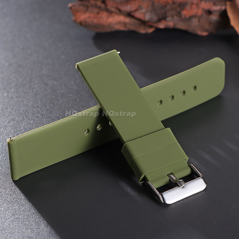 Silicone Strap 12mm 14mm 16mm  - Nato Strap Nylon 评论和价格