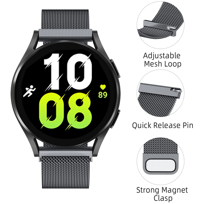 18/20/22mm Milanese Loop Band  - Milanese Loop Magnetic 评论和价格