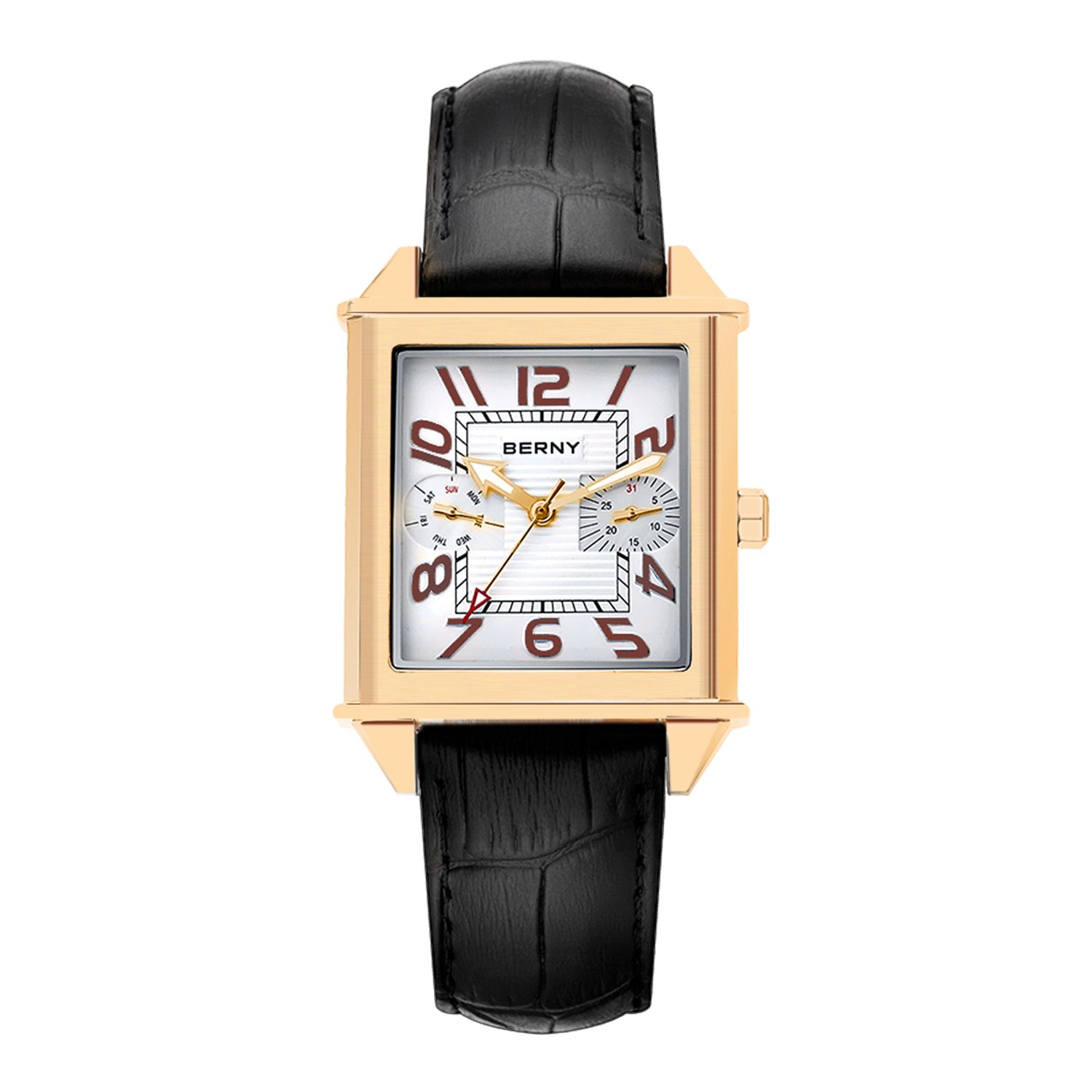 BERNY 6P25 Quartz Watch for Me - Cartier Watch Tank 评论和价格