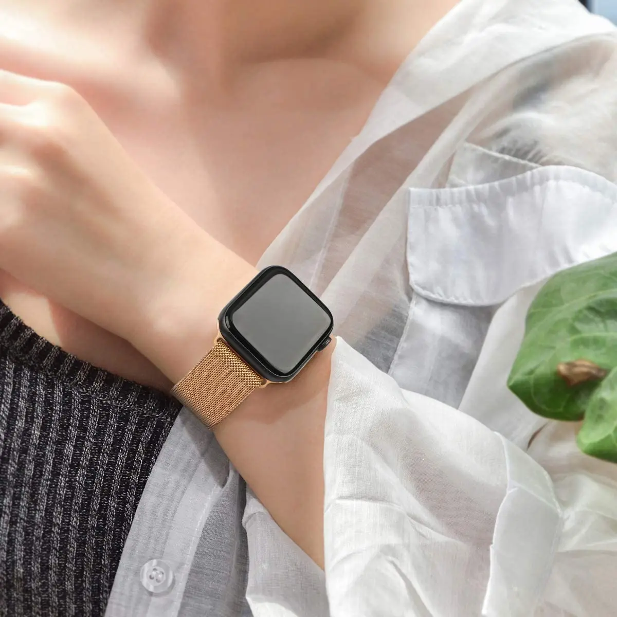 Strap For Apple watch ultra Ba - Milanese Loop Magnetic 评论和价格