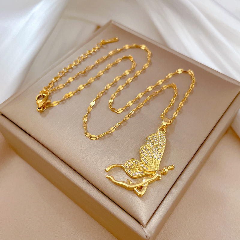 Fashionable High-End Butterfly - Butterfly Clasp Deployant 评论和价格
