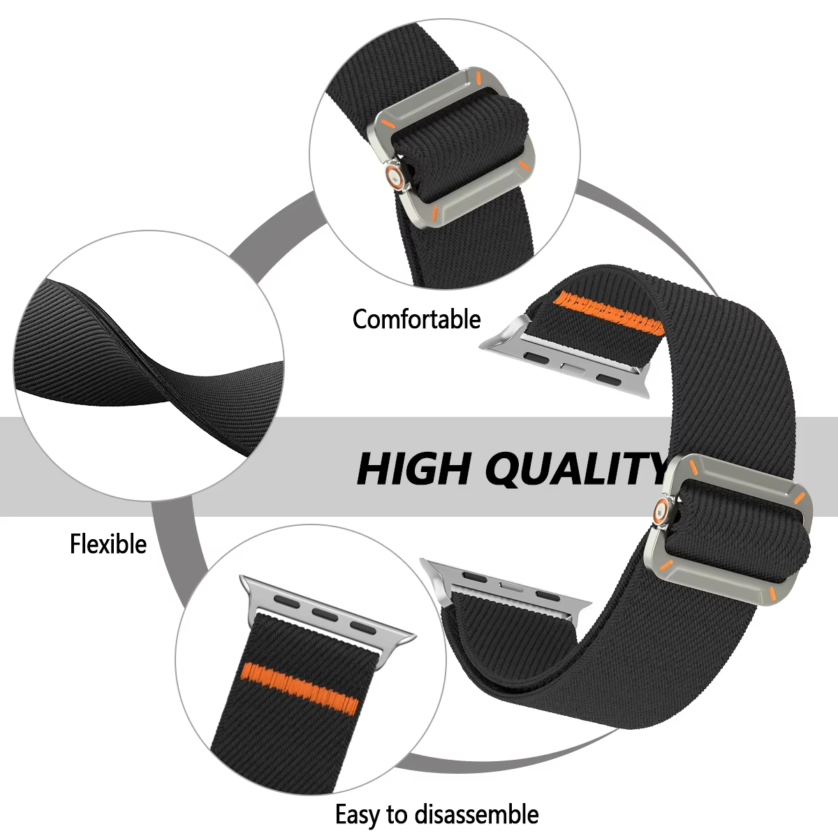 Magnetic Nylon Strap For Apple - Milanese Loop Magnetic 评论和价格