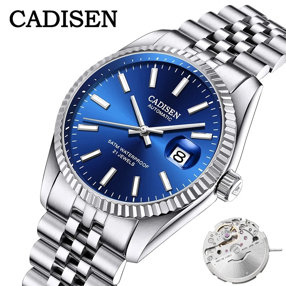 CADISEN Men Mechanical Watch T - Rolex Watch Datejust 评论和价格