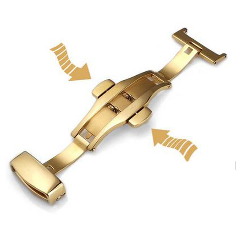 Automatic Double Click Butterf - Butterfly Clasp Deployant 评论和价格