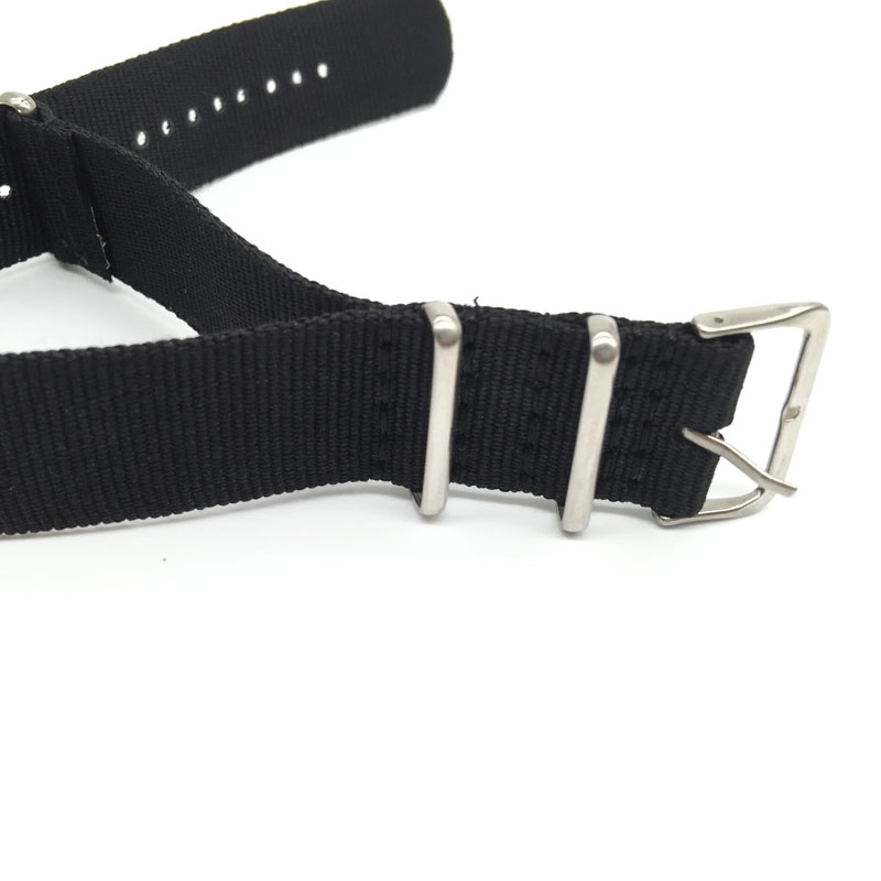 Black Nylon Strap for 16mm 18m - Nato Strap Nylon 评论和价格