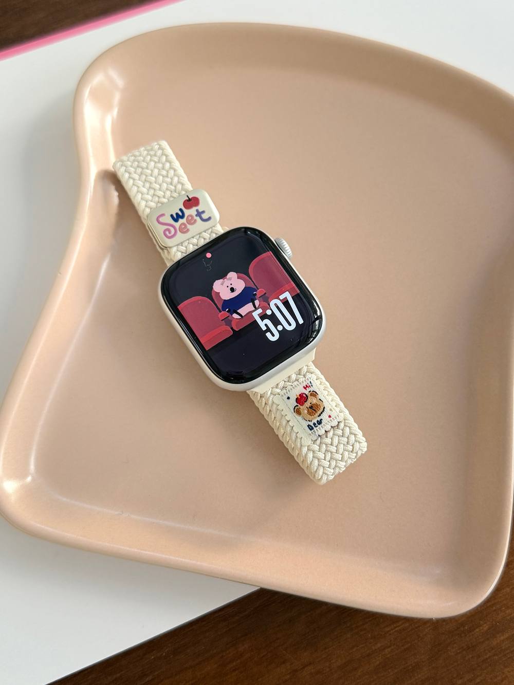 Cartoon bear magnetic nylon lo - Milanese Loop Magnetic 评论和价格