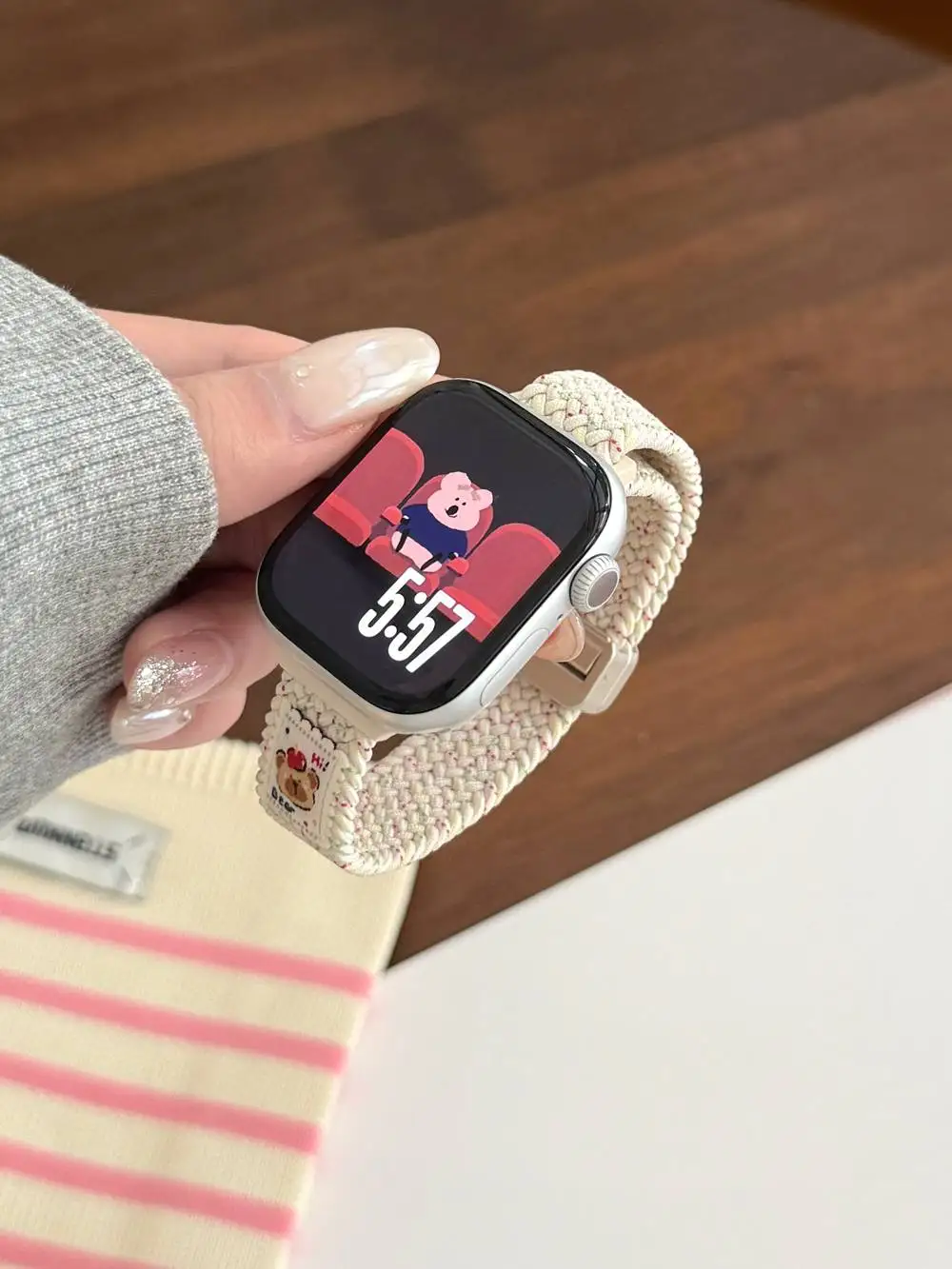 Cartoon bear magnetic nylon lo - Milanese Loop Magnetic 评论和价格