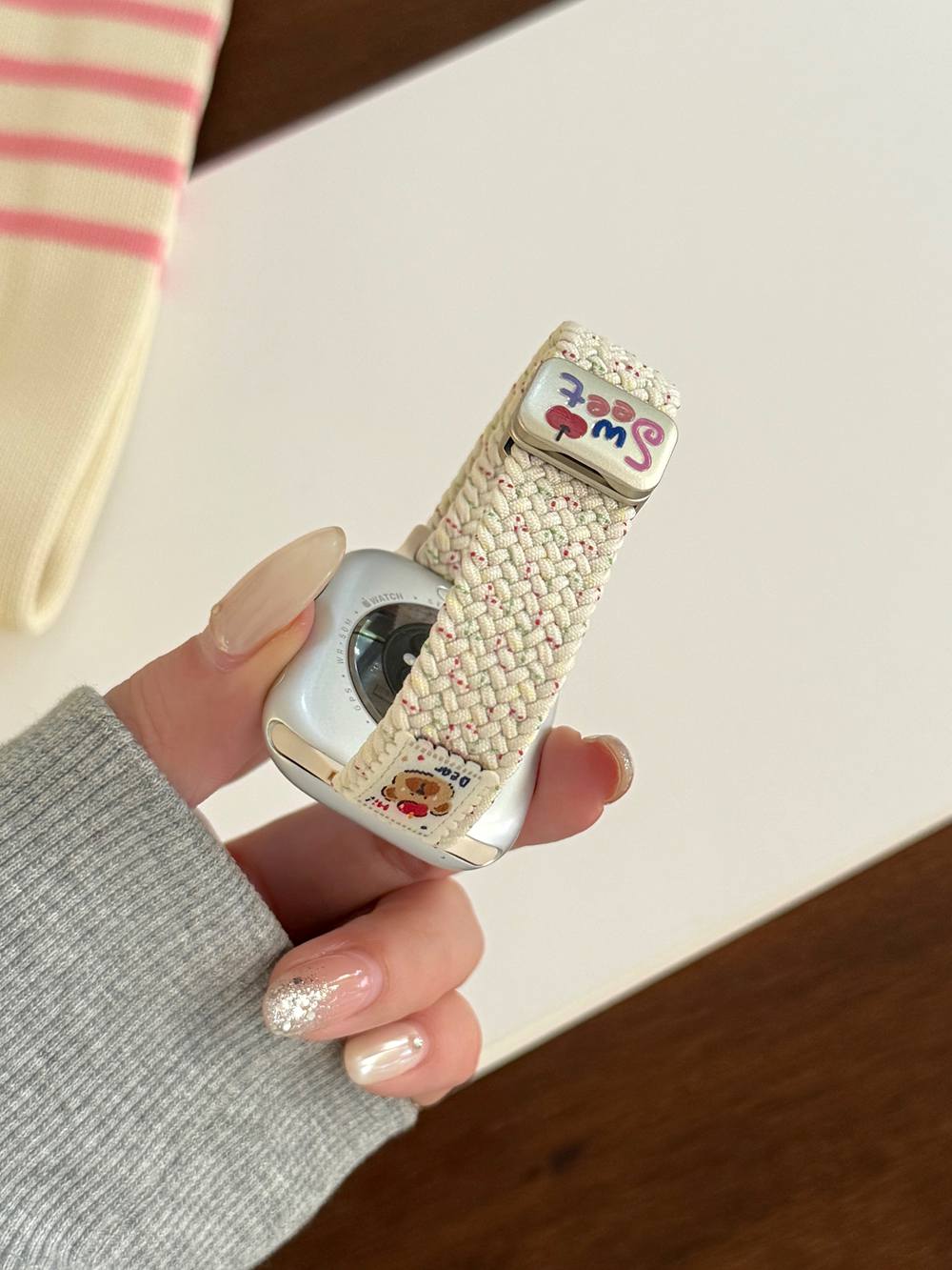 Cartoon bear magnetic nylon lo - Milanese Loop Magnetic 评论和价格