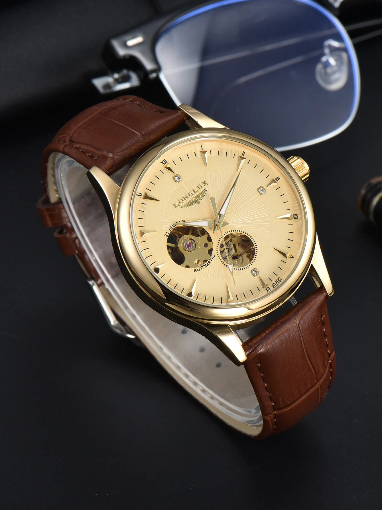 LONGLUX Automatic Watch Elegan - Seiko Watch 5 Sports 评论和价格